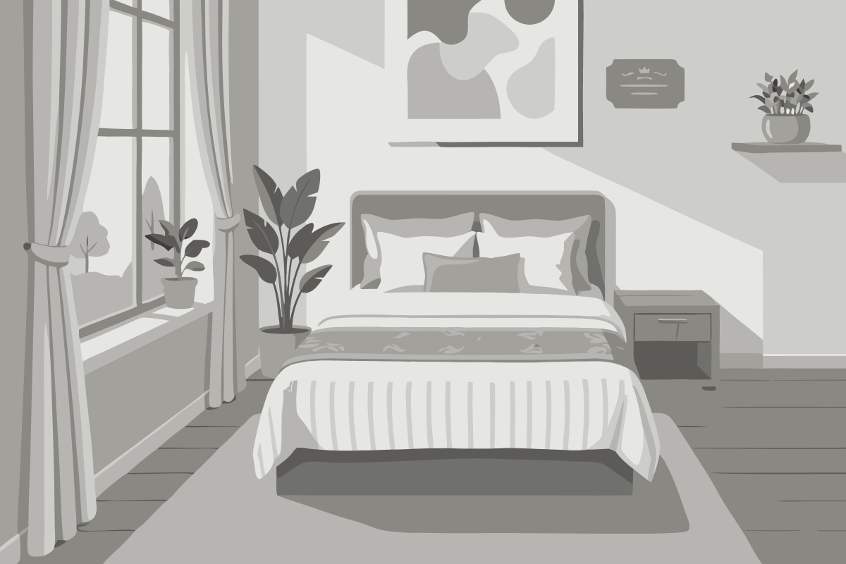 Quarto com Cama de Casal ou 2 de Solteiro e Vista do Jardim